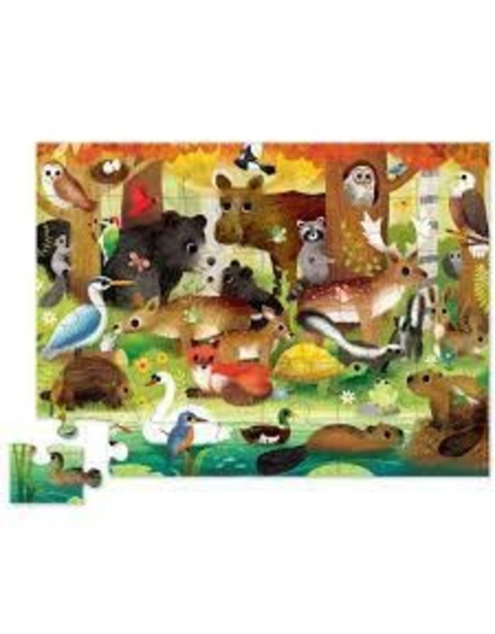 Crocodile Creek Vloerpuzzel "Forest Friends" (36pc) Crocodile Creek