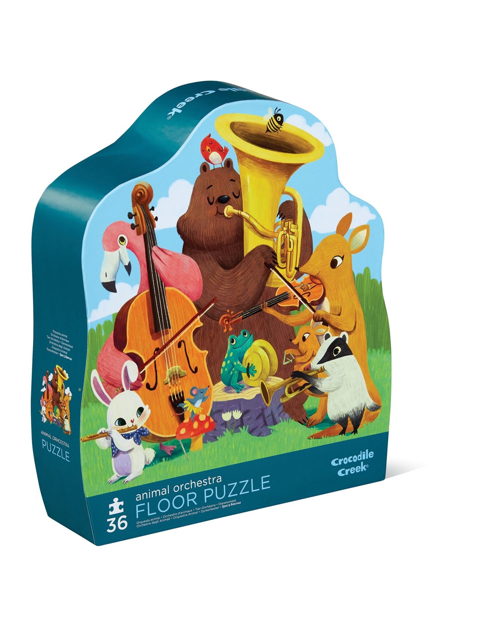 Crocodile Creek Vloerpuzzel "Animal Orchestra" (36pc) Crocodile Creek