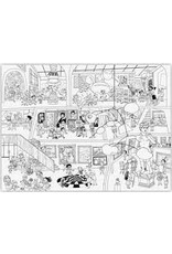 Crocodile Creek Giant Coloring Poster "Art Museum"