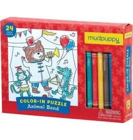 Mudpuppy Color-In Puzzle "Animal Band"