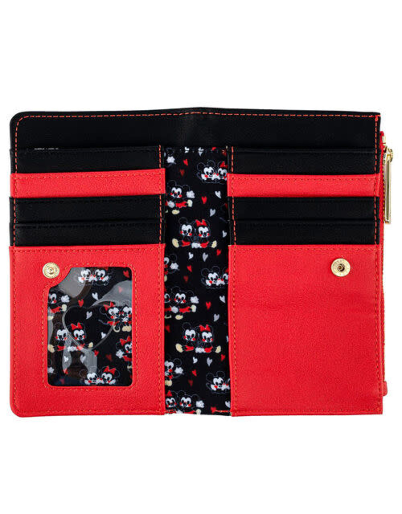 Wallet Disney Mickey and Minnie Mouse Love All Over Print