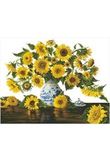 Diamond Dotz Diamond Dotz "Sunflowers in a china vase"