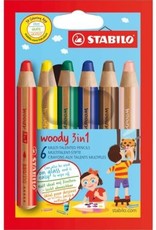 Stabilo Woody 3 in 1 Potloden (6st)