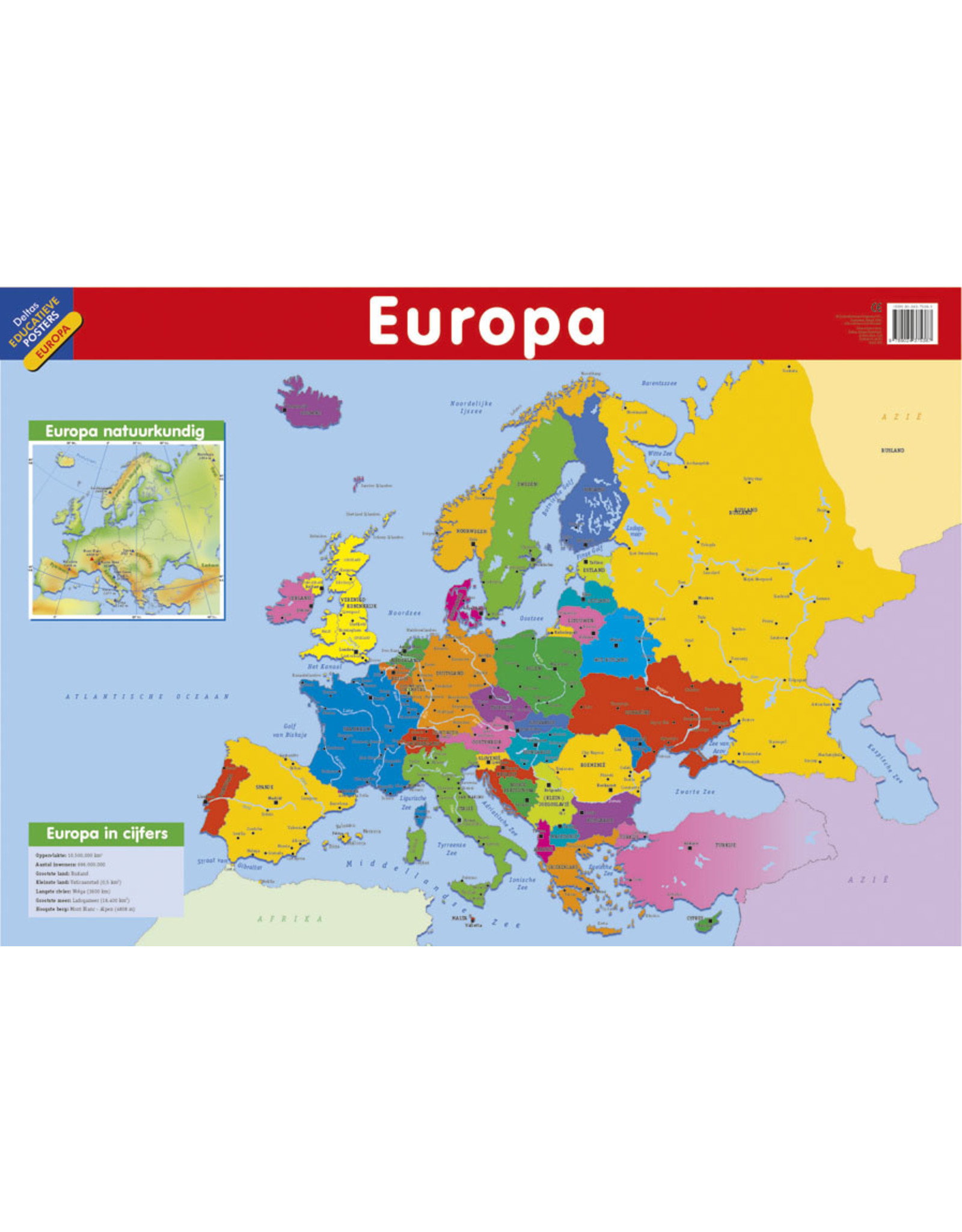 Deltas Educatieve Posters - Europa