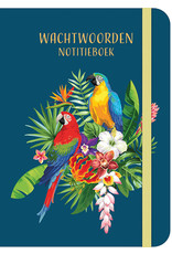 Deltas Wachtwoorden notitieboek - Tropical Birds