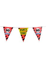 pd party Party Vlaglijn Verkeersbord met Leeftijd
