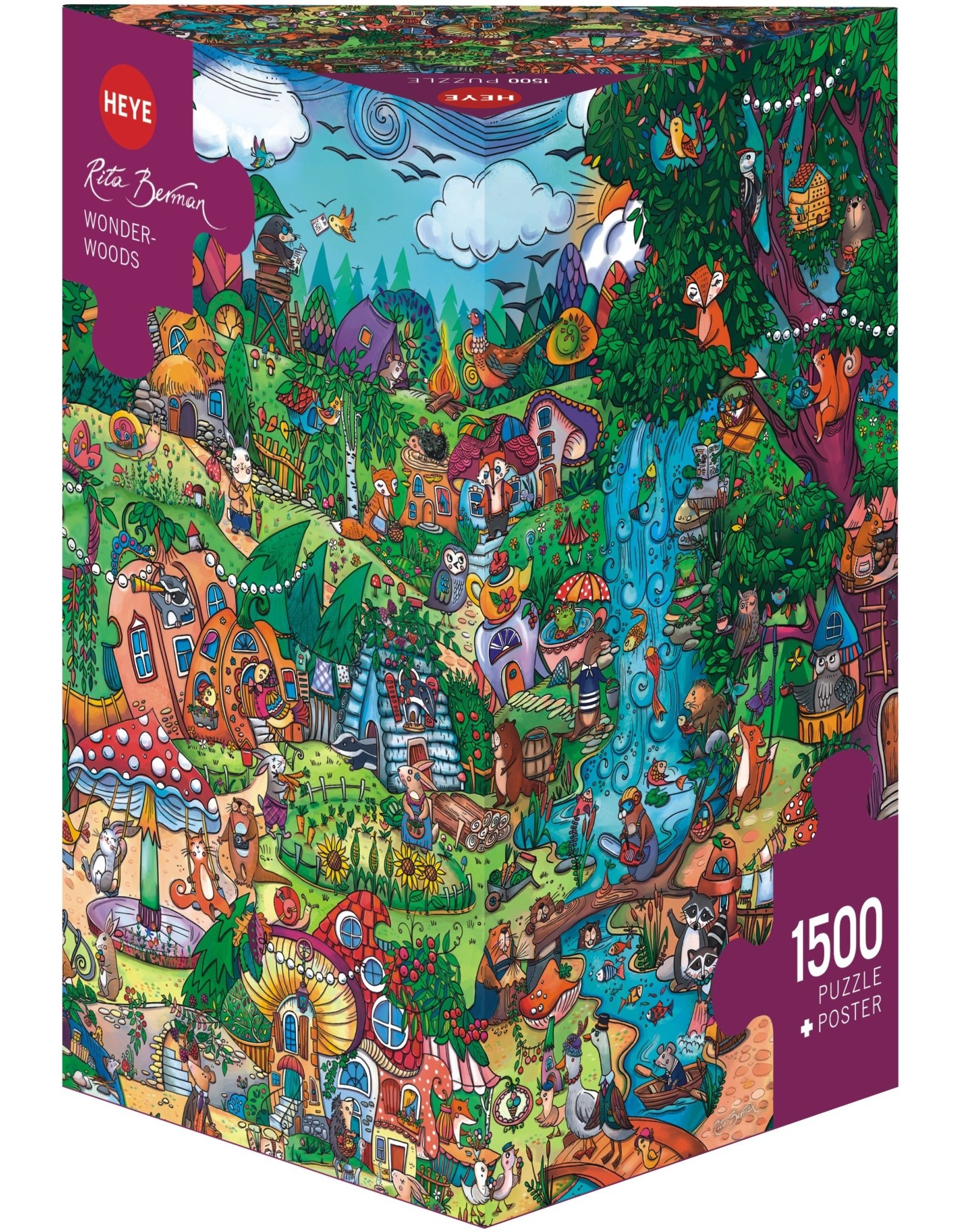 Heye Puzzel + Poster "Wonderwoods"