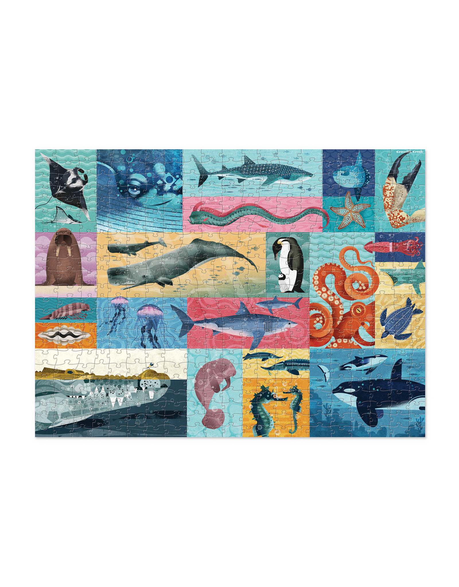 Crocodile Creek Giants Family Puzzle "Giants of the Sea"