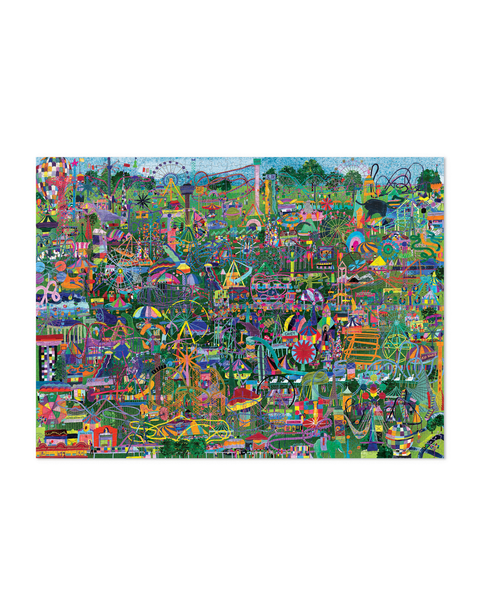 Crocodile Creek Family Puzzle "Amusement Parks"