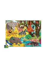 Crocodile Creek Puzzel 72 pcs "Wild Safari" Crocodile Creek