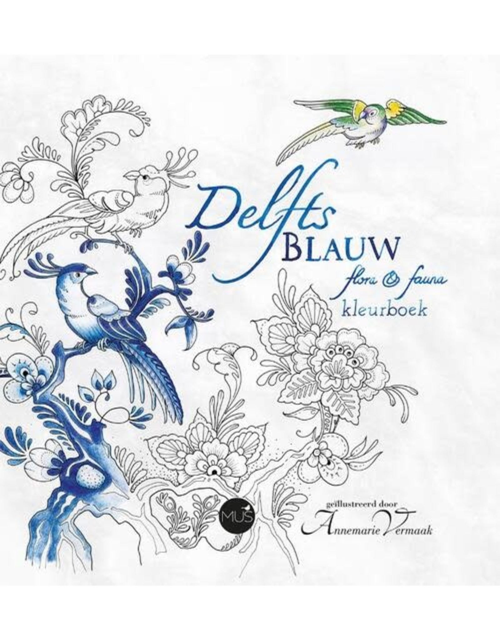 Kleurboek Delfts Blauw - Flora & Fauna