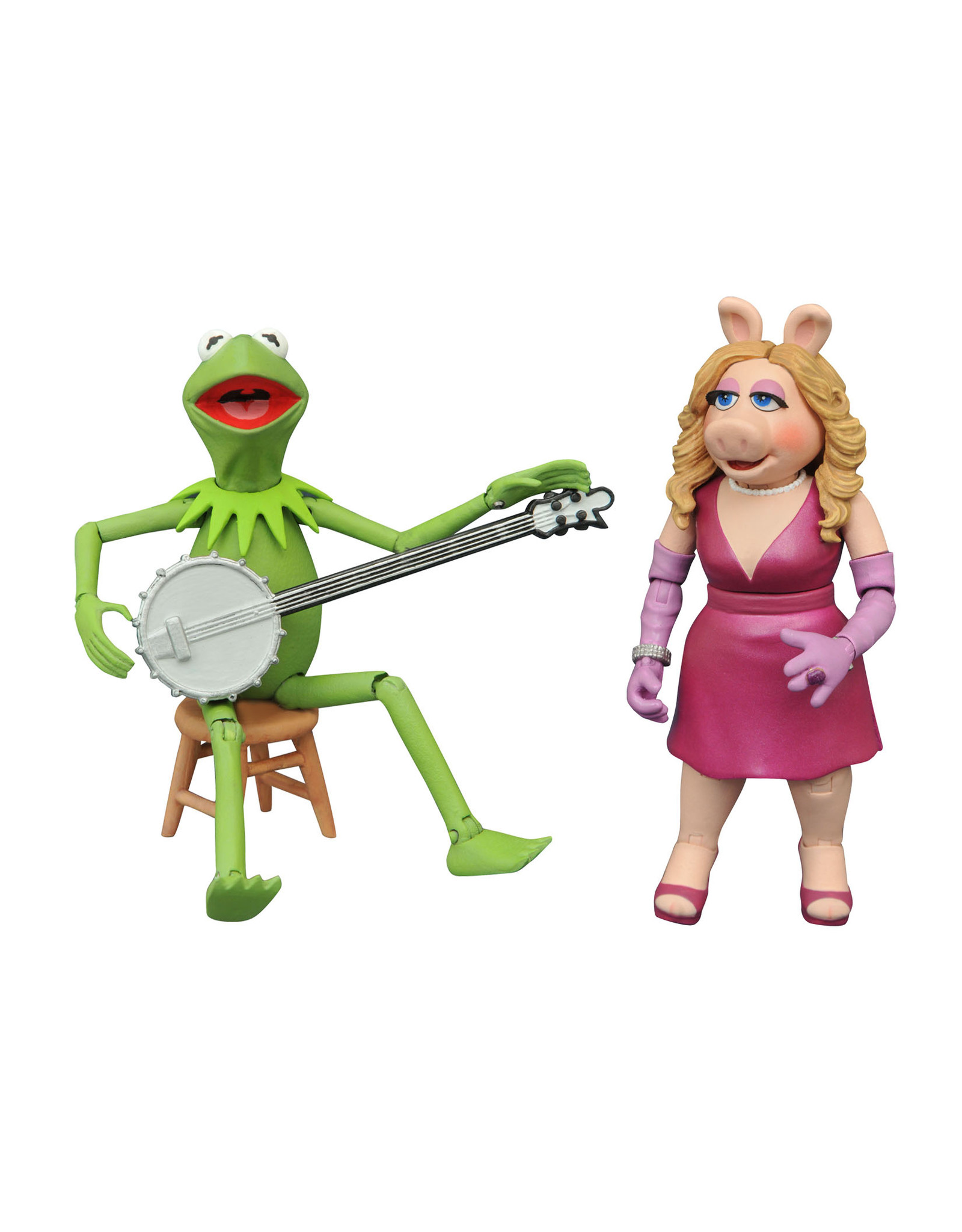 Muppets Best of Series 1 - Kermit and Miss Piggy Action Figure Set