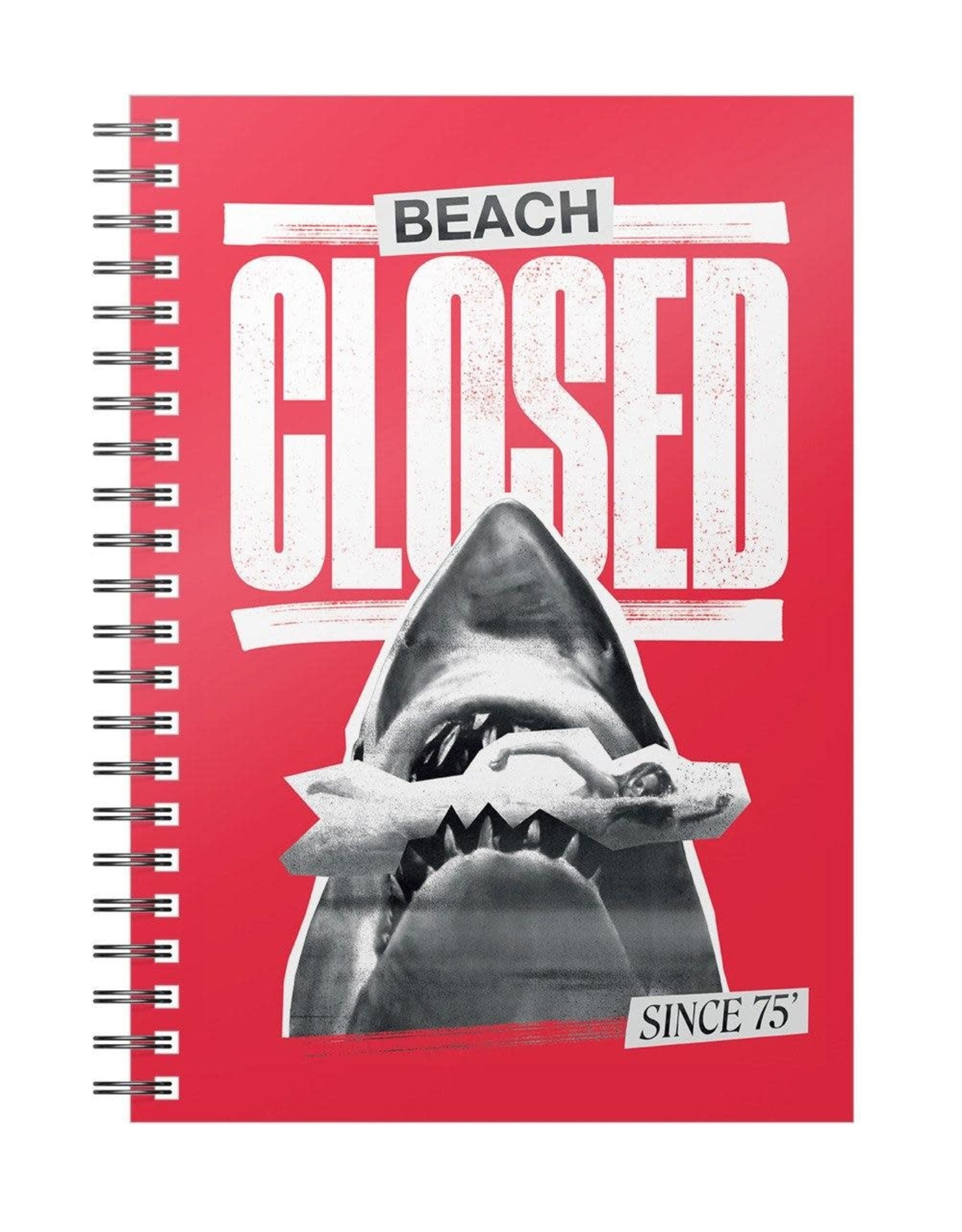 Jaws "Beach Closed" Spiral Notebook