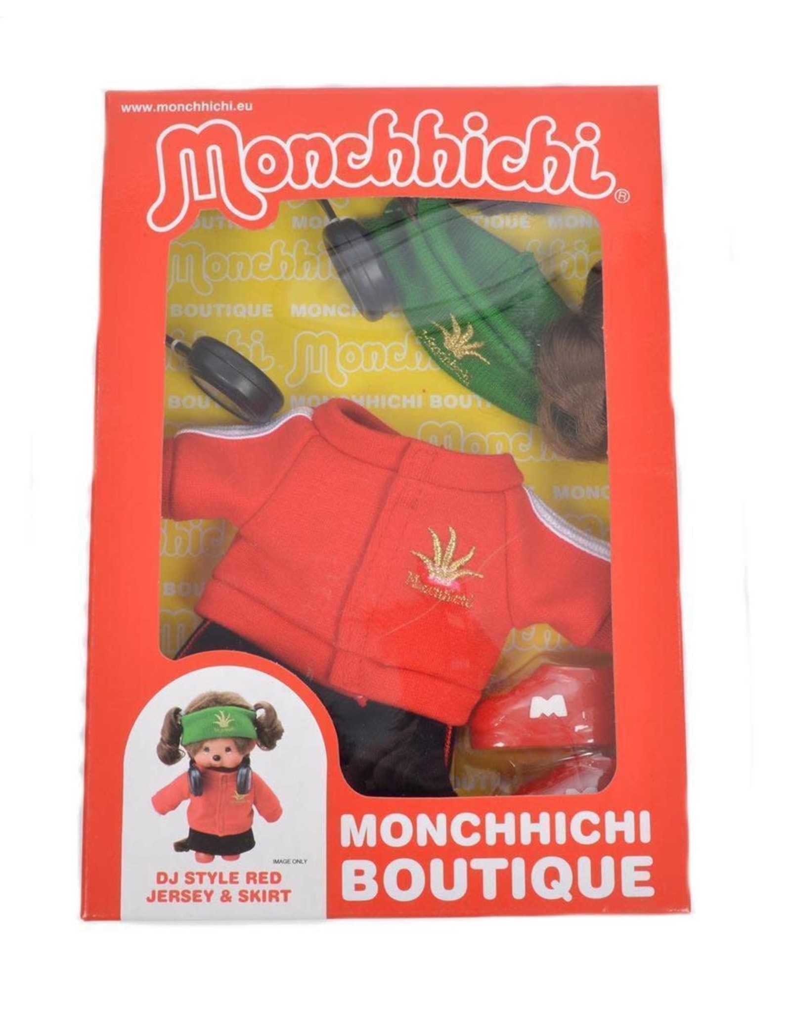 Monchhichi Monchhichi Boutique - DJ Style Outfit Rood