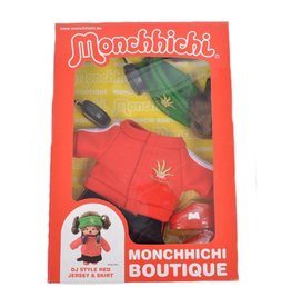 Monchhichi Monchhichi Boutique - DJ Style Outfit Rood