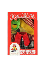 Monchhichi Monchhichi Boutique - Yellow Muffler & Fleece Jacket