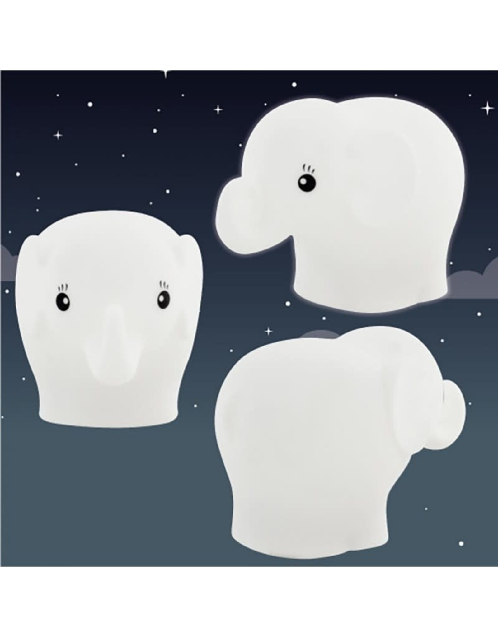 Soft Silicone Nightlight - Olifant