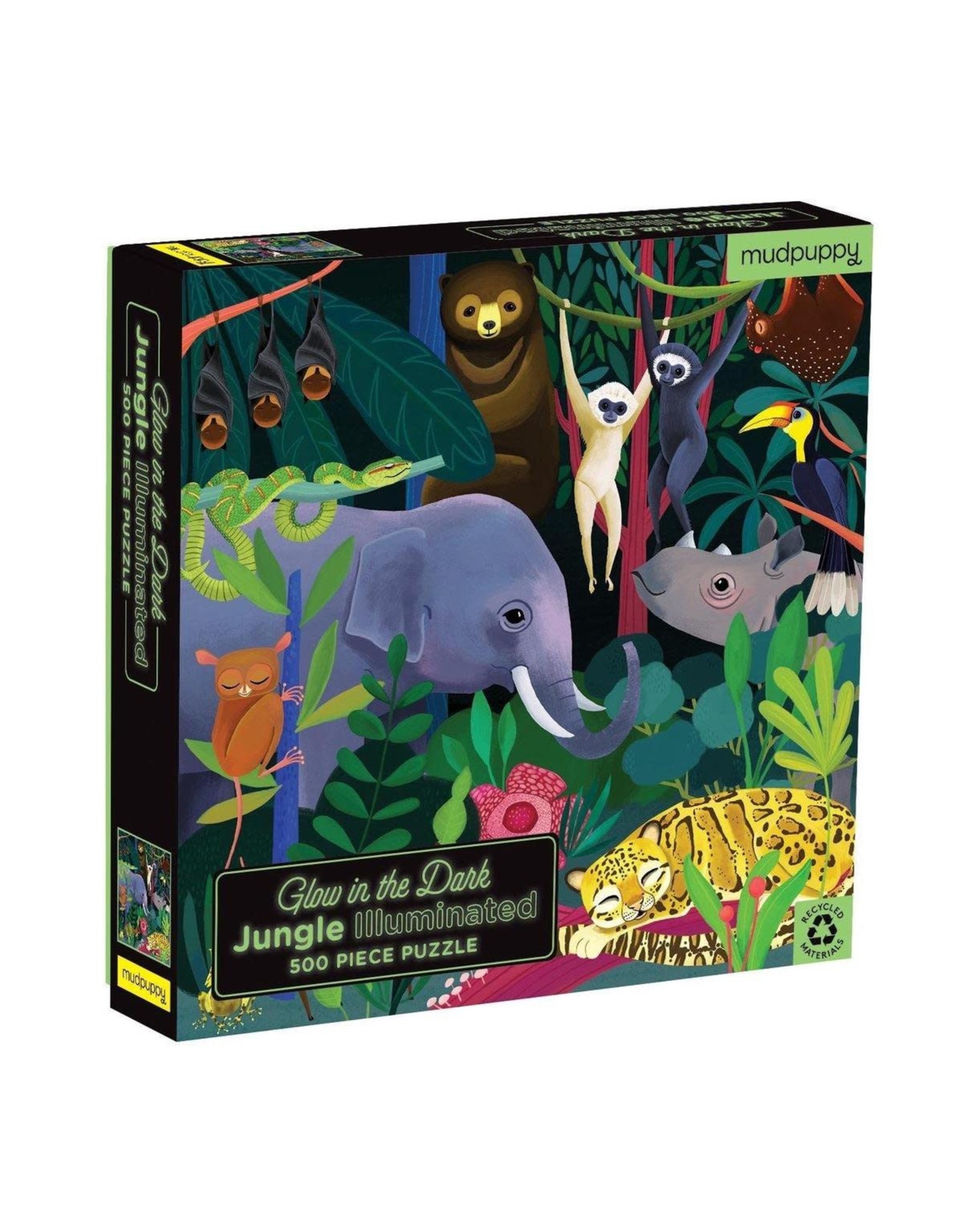 Mudpuppy Glow in the Dark Puzzle "Jungle"