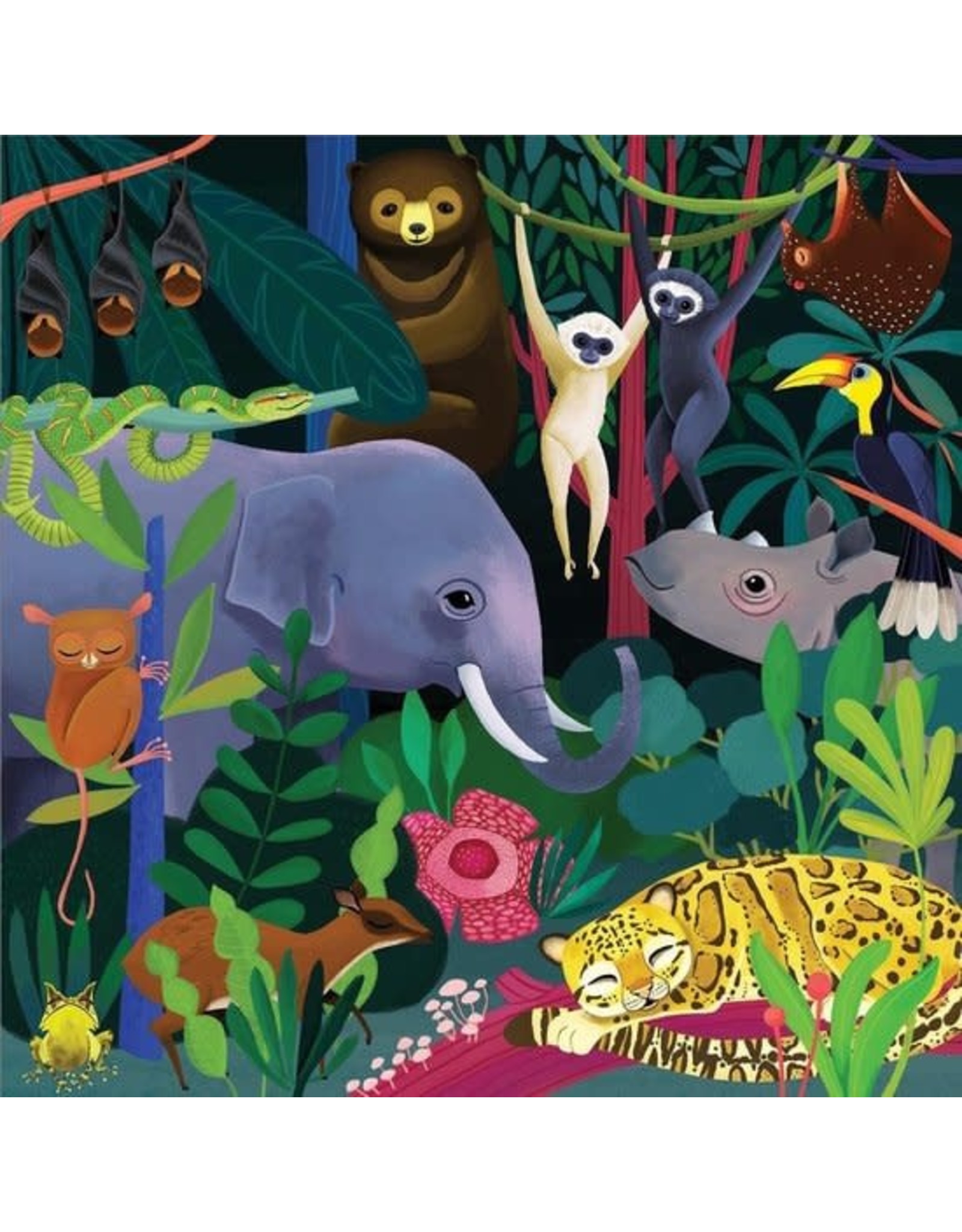 Mudpuppy Glow in the Dark Puzzle "Jungle"