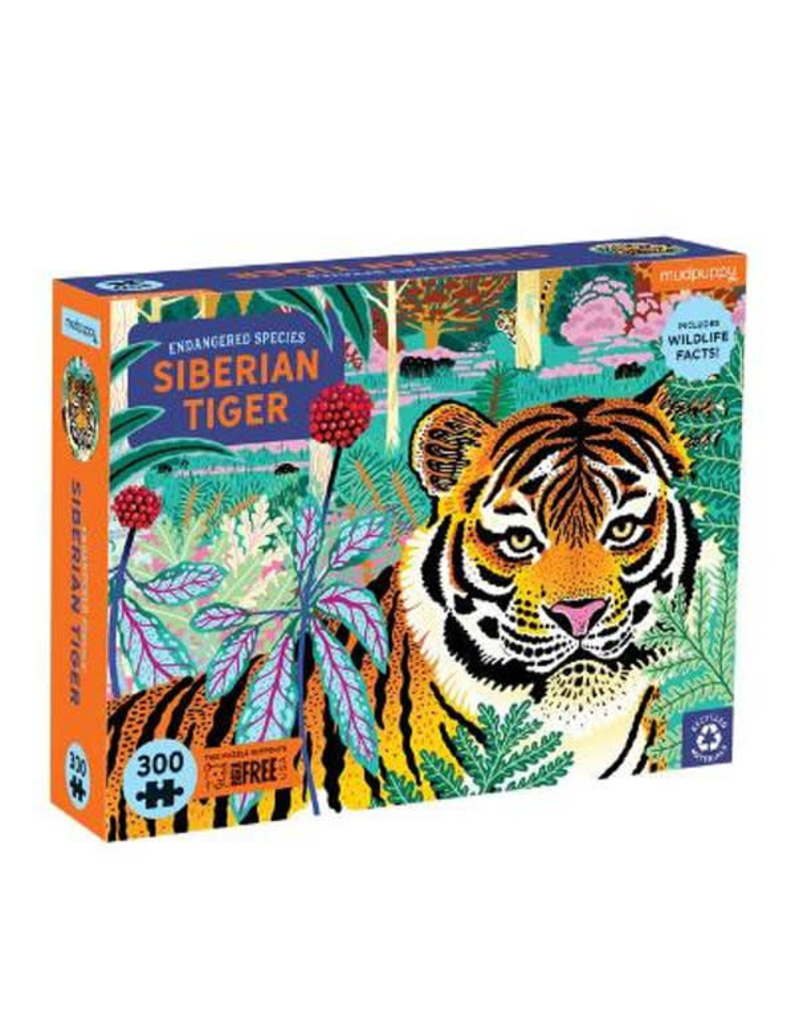 Mudpuppy Endangered Species Puzzle "Siberian Tiger"