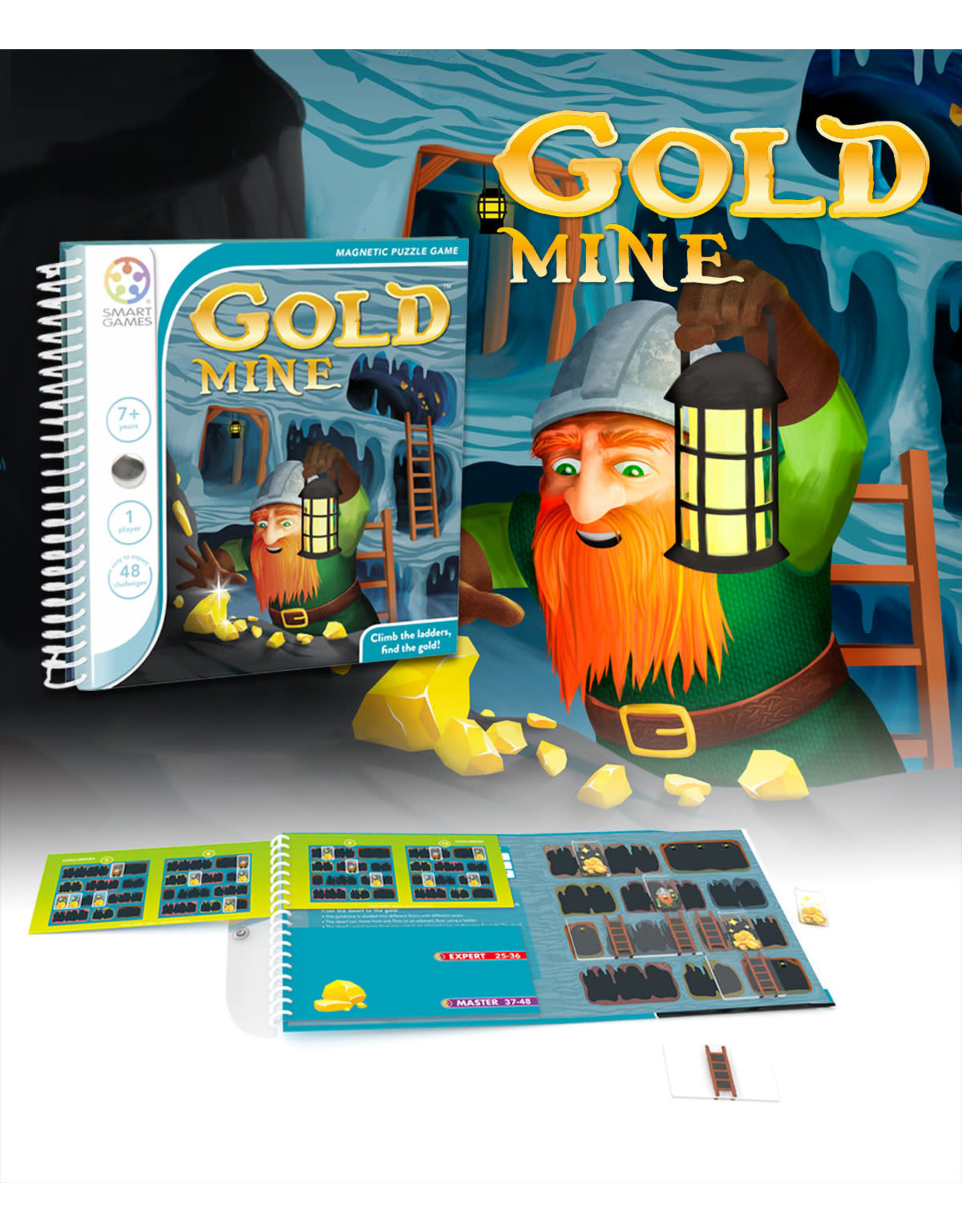 SmartGames Smart Games Magnetic Travel Game - Goldmine