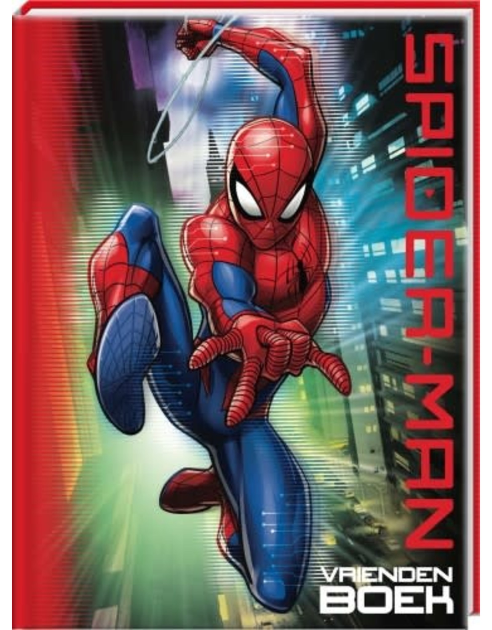 Vriendenboek Spider-Man Rood