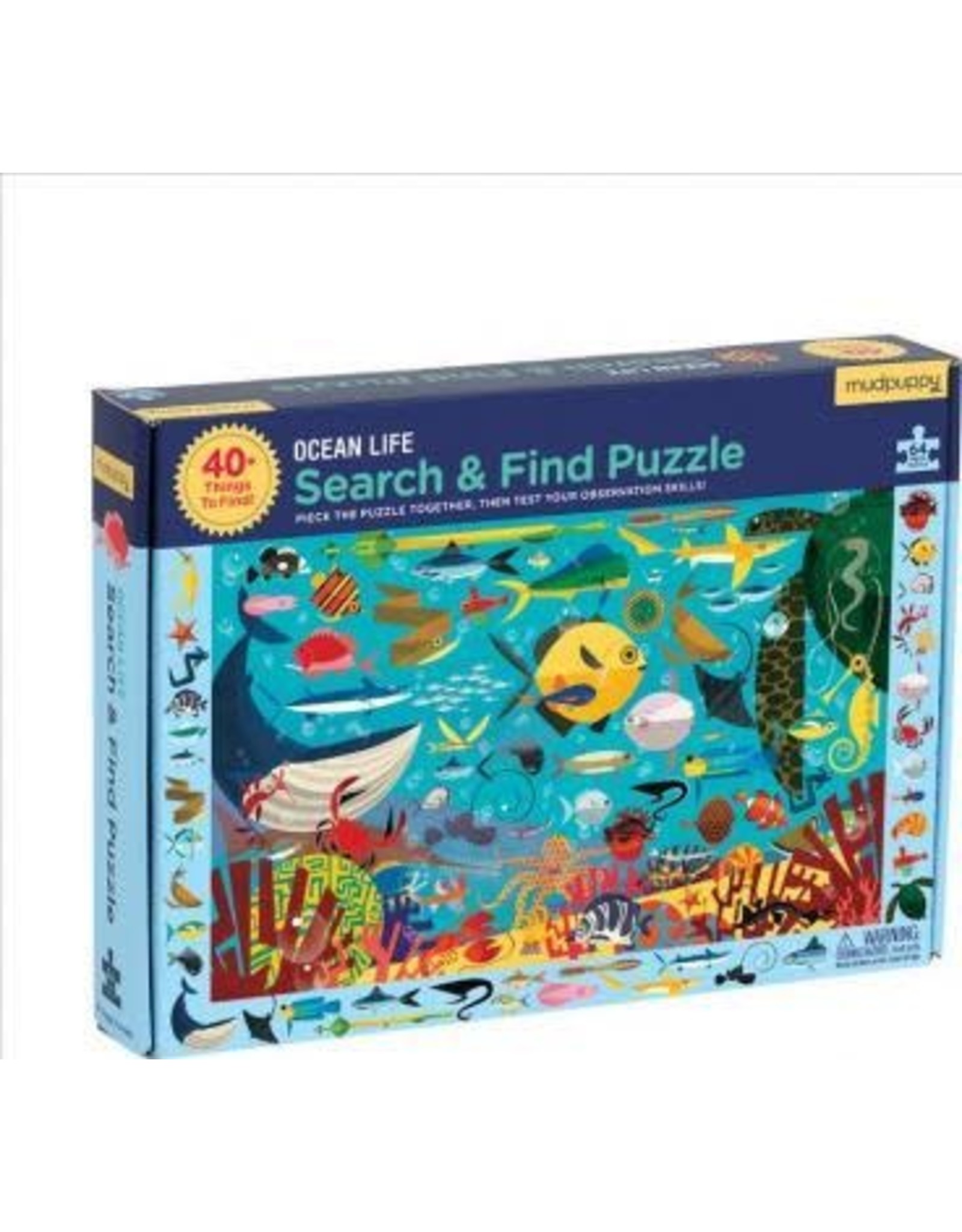 Mudpuppy Search & Find Puzzle "Ocean Life"