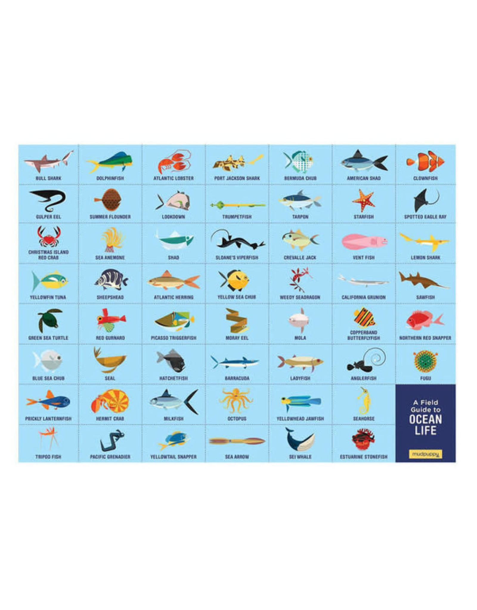 Mudpuppy Search & Find Puzzle "Ocean Life"