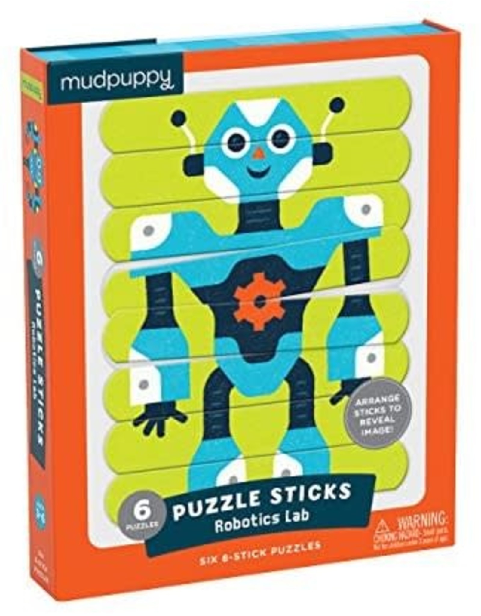 Mudpuppy Puzzle Sticks "Robotics Lab"