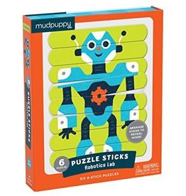 Mudpuppy Puzzle Sticks "Robotics Lab"