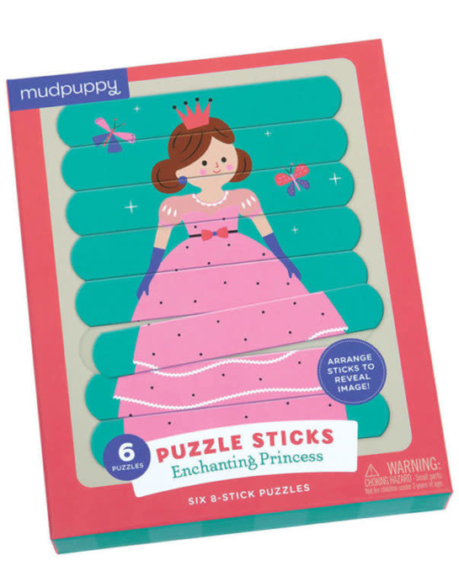 Mudpuppy Puzzle Sticks "Enchanting Princess"