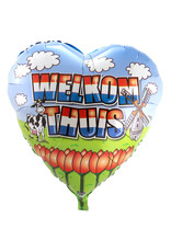 "Welkom Thuis" Groot Hart Folie Ballon