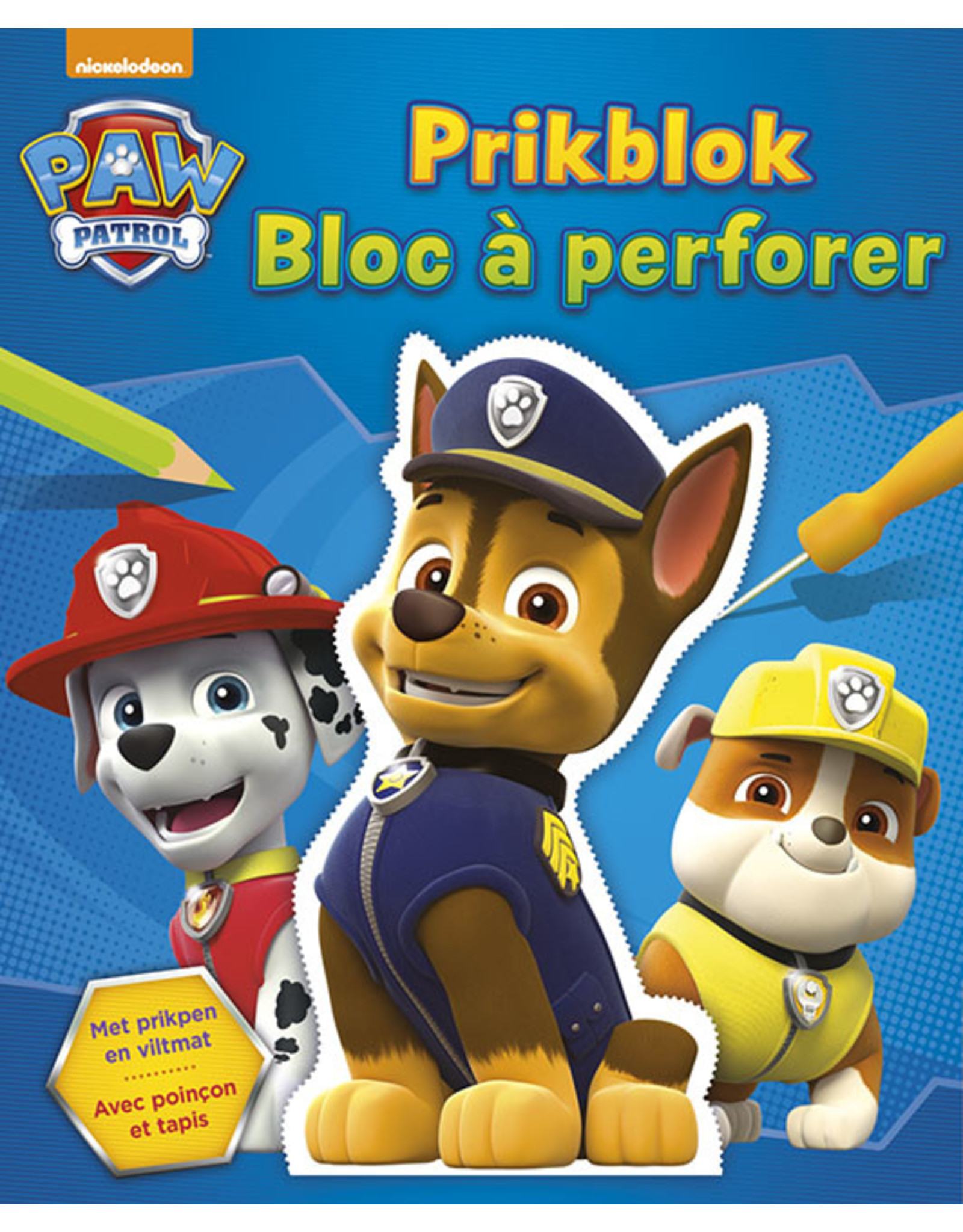 Deltas Prikblok Paw Patrol - Blauw