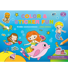 Deltas Color & Sticker Fun – Vrolijke zeemeerminnen