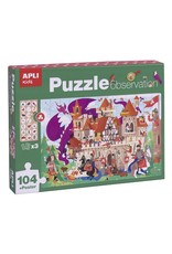 APLI Observeer Puzzel "Kasteel" 104-delig