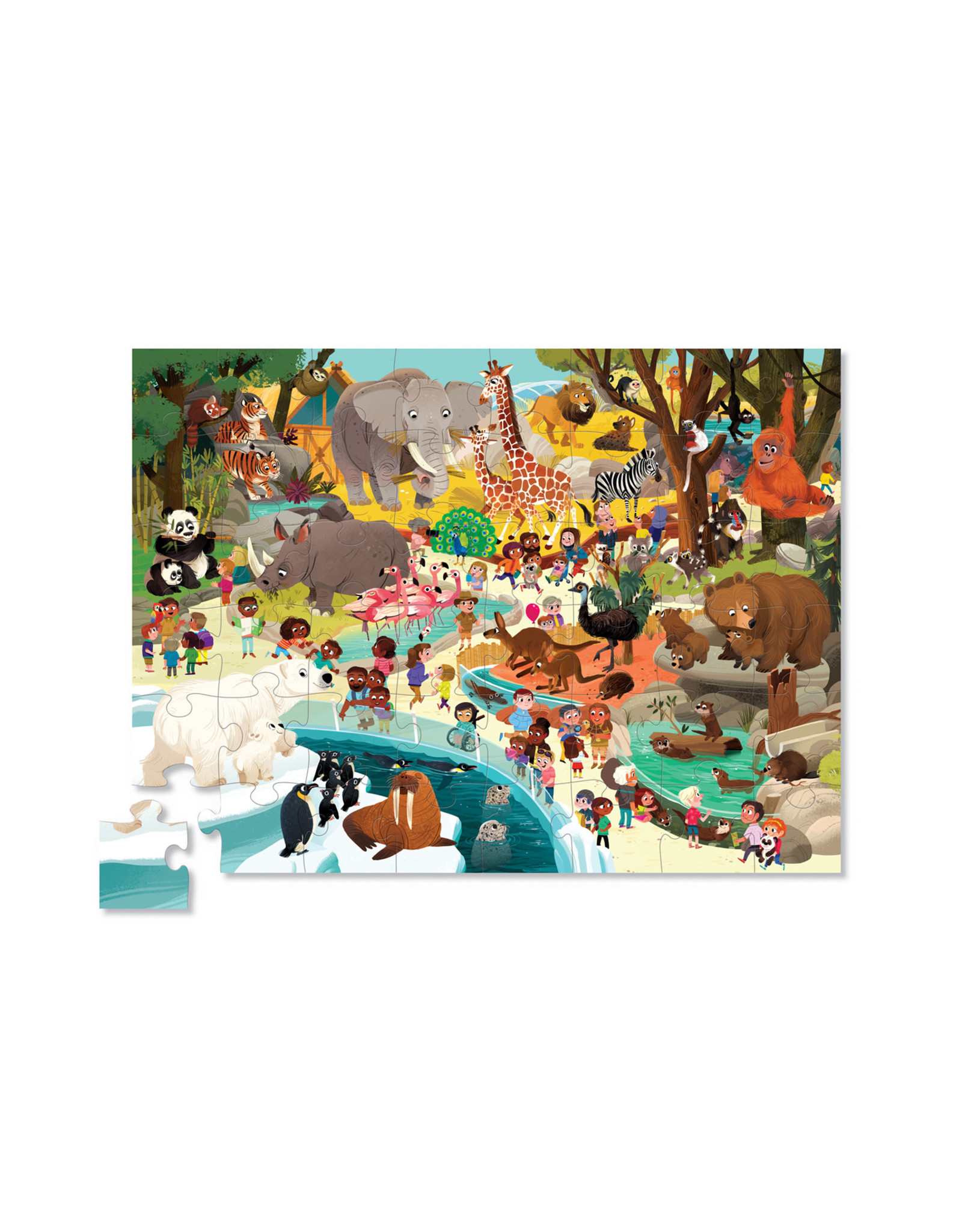 Crocodile Creek Day at the Zoo Crocodile Creek Puzzel