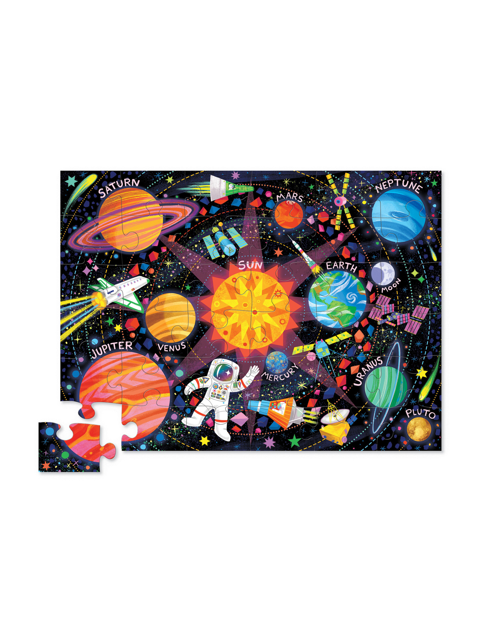 Crocodile Creek Vloerpuzzel "Space Explorer" (36pc) Crocodile Creek