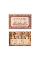 Maileg Baby Mice in Matchbox - Triplets