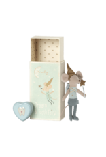 Maileg Tooth Fairy Mouse in Matchbox - Blue