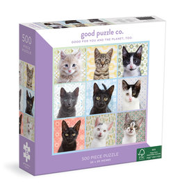 good puzzle co. 500 pc Puzzle Cat Portraits