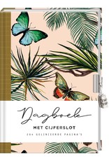 Dagboek met cijferslot "Butterfly"