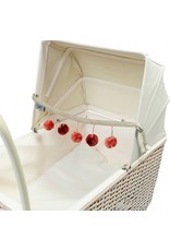 ByASTRUP Poppenwagen Retro Rotan Creme