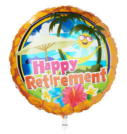 Qualatex "Happy Retirement" Folie Ballon