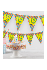 Happy Party Flags met leeftijd