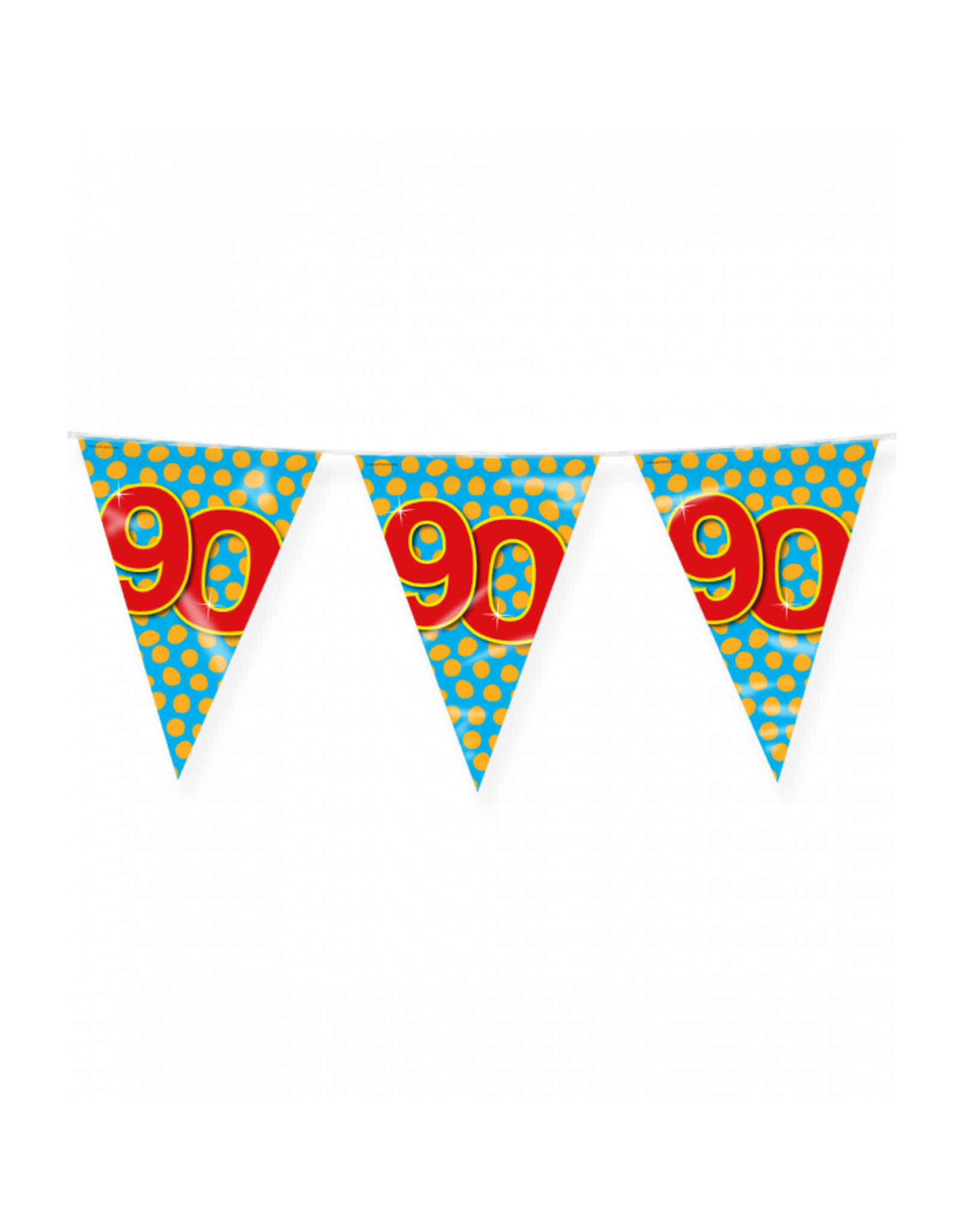 Happy Party Flags met leeftijd