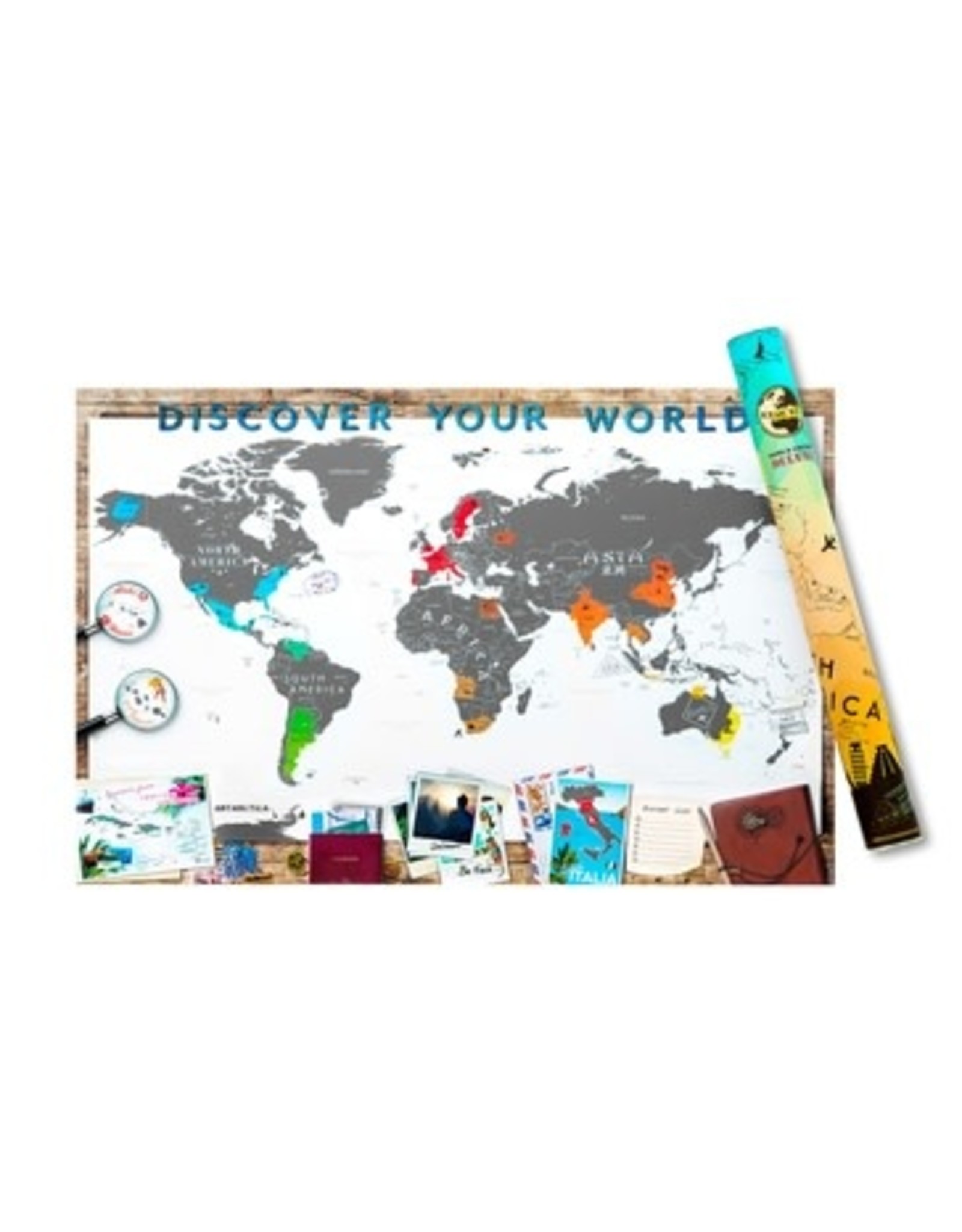 World Scrape Map Luxe Editie