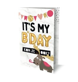 Uitnodigingen “It’s my Bday”