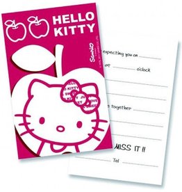 Uitnodigingen “Hello Kitty”
