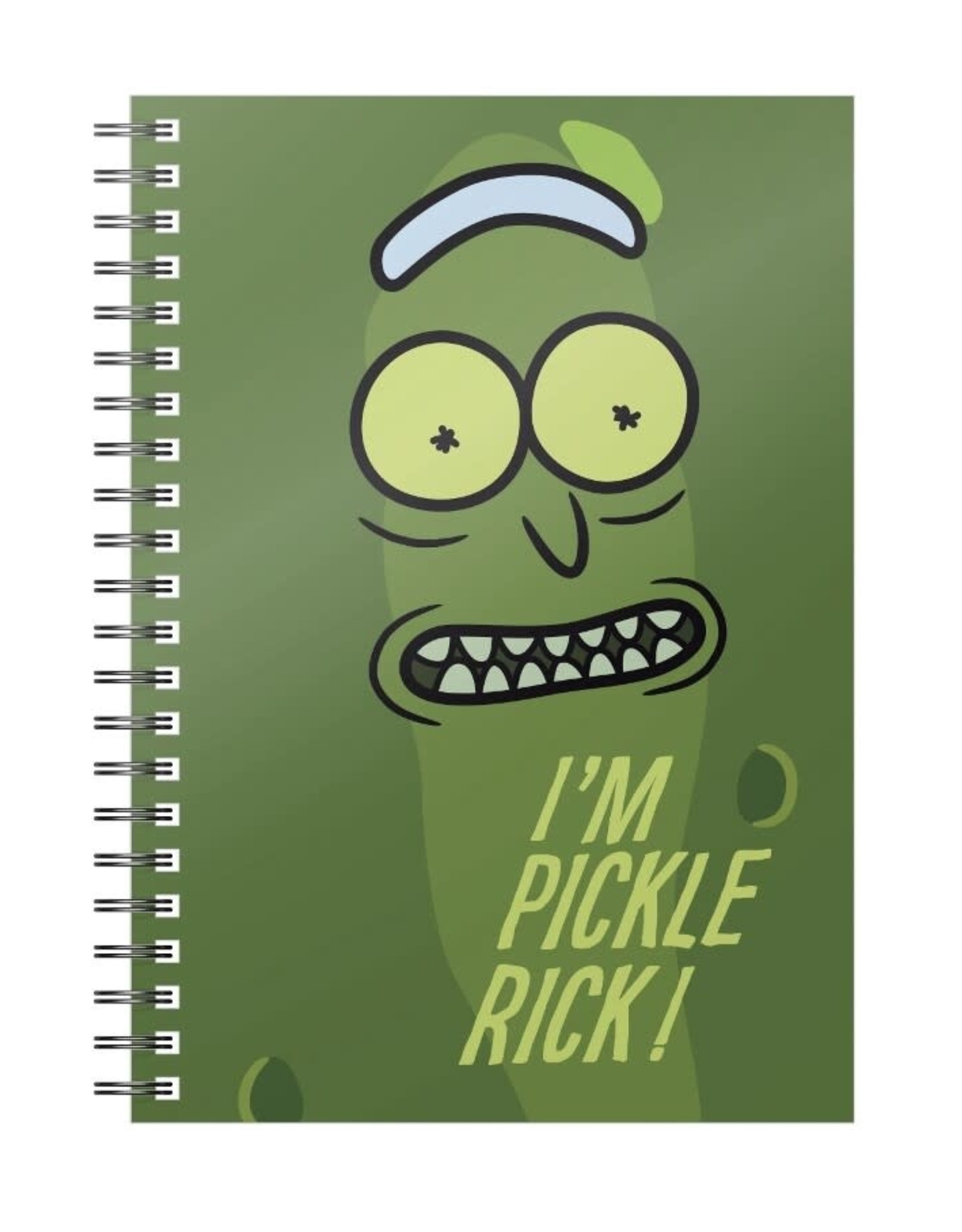 Rick and Morty Pickle Rick Spiral Notebook