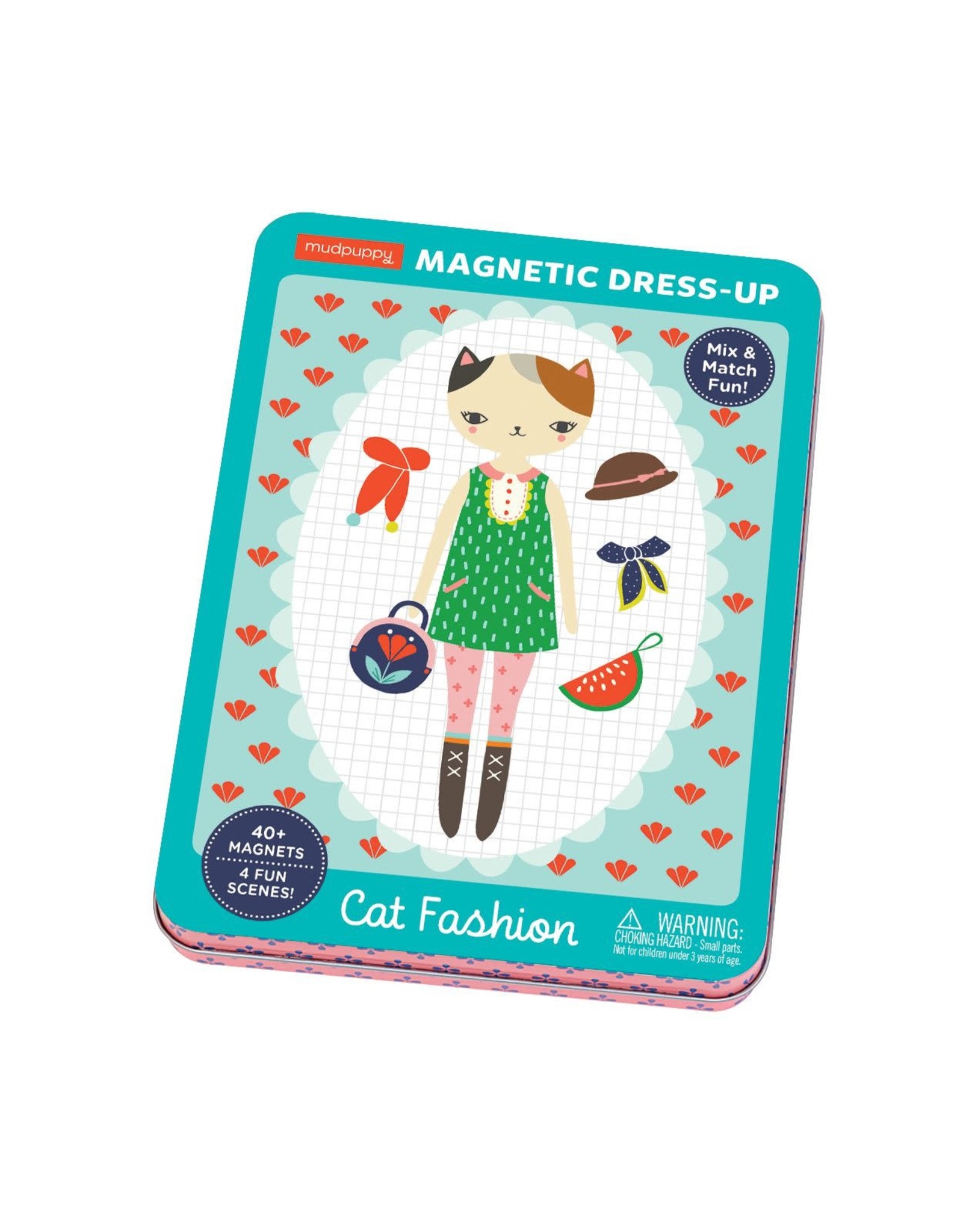 Mudpuppy Magnetic Tin Cat Fashion